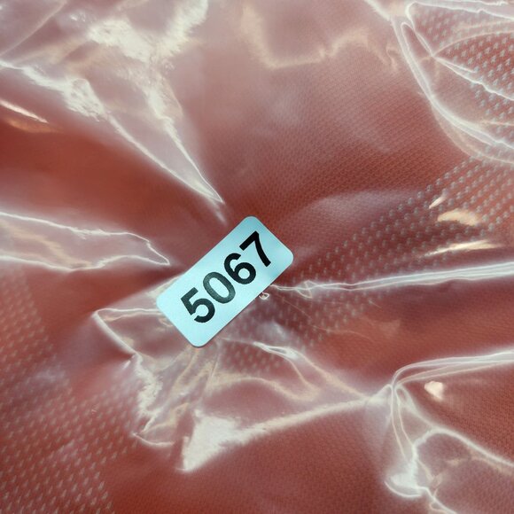 Mens Orange Nike Golf Polo Shirt Short Sleeve Diamond Print Fit Dry Size XL - Picture 11 of 11